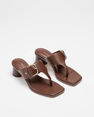 Women's LuxeBase round thong heel