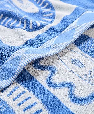 Mediterranean style beach towel