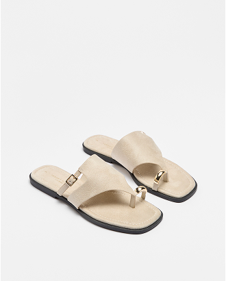 Women's metal trim thong