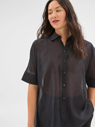 Sheer volume shirt