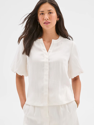 Puff sleeve blouse