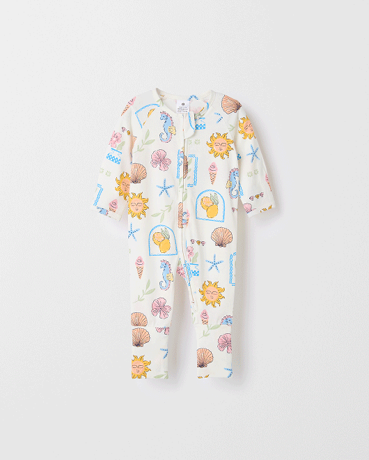Organic Cotton baby footless coverall $10