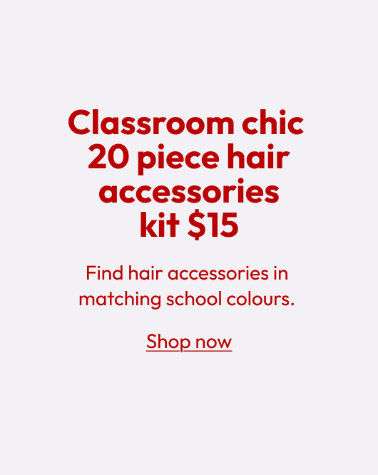 Classroom chic 20 piece hair accessories kit $15