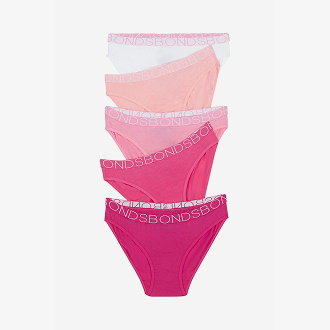 Bonds girls bikini briefs 5 pack