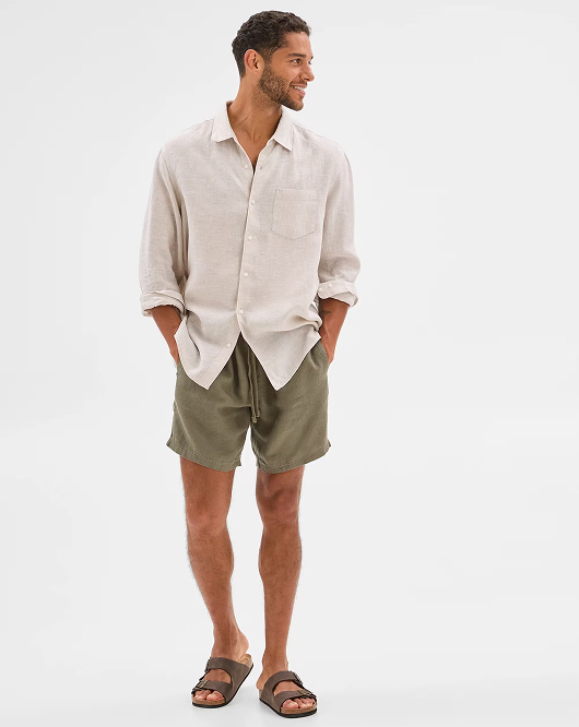 2 for $50 European Linen Shorts