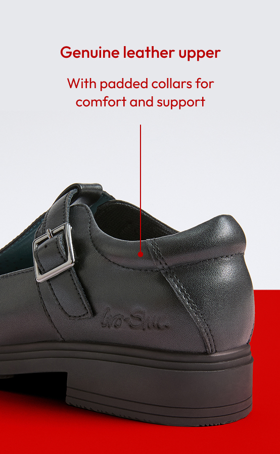 Genuine leather upper With padded collars for comfort and support