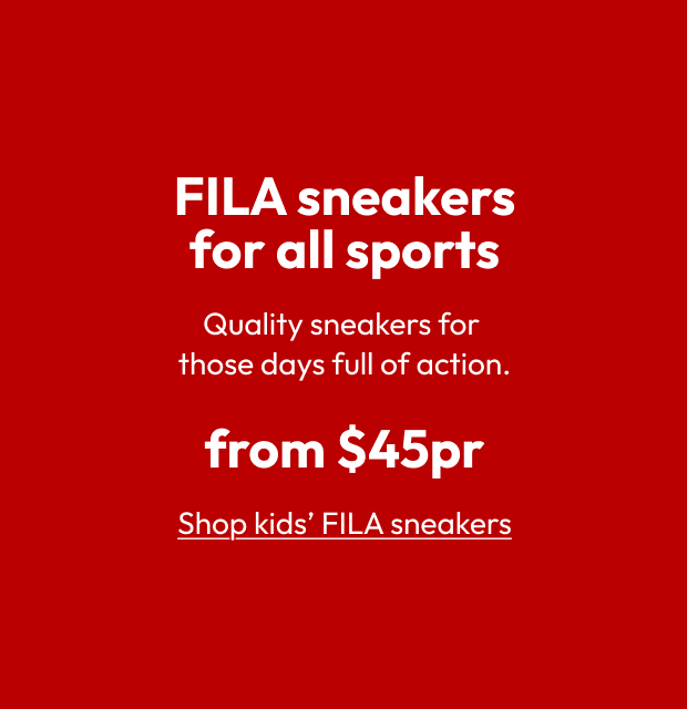 FILA sneakers for all sports