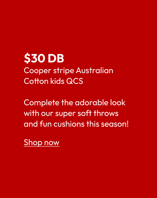 Cooper stripe Australian Cotton kids QCS