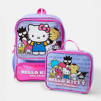 Hello Kitty 2pc backpack and cooler bag set