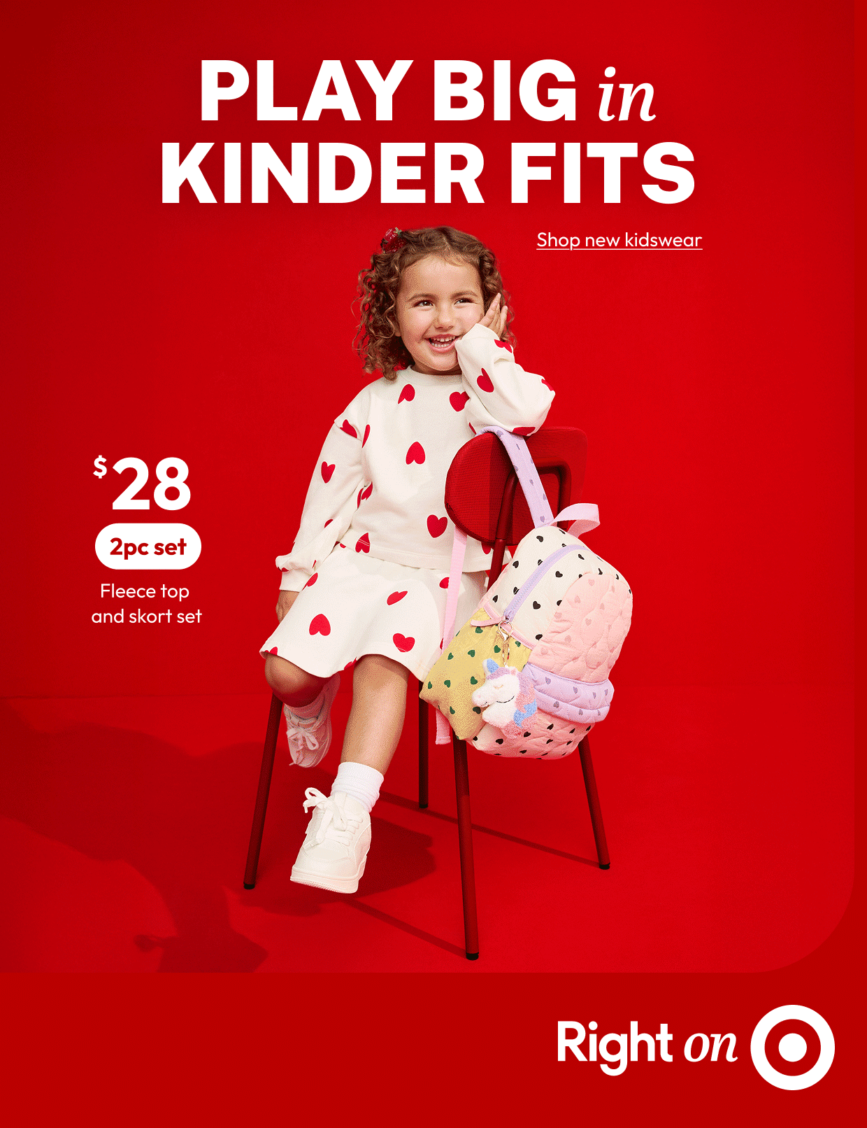 Fleece top and skort set