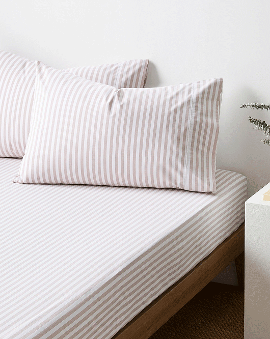 Australian Cotton mix & match fitted sheet QB