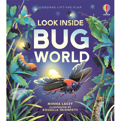 Usborne Lift-The-Flap Look Inside Bug World by Minna Lacey - Book