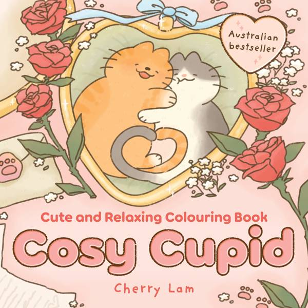 Cosy Cupid: Cute and Relaxing Colouring Book by Cherry Lam - Book