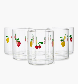 Anko 6 fruit icon glasses