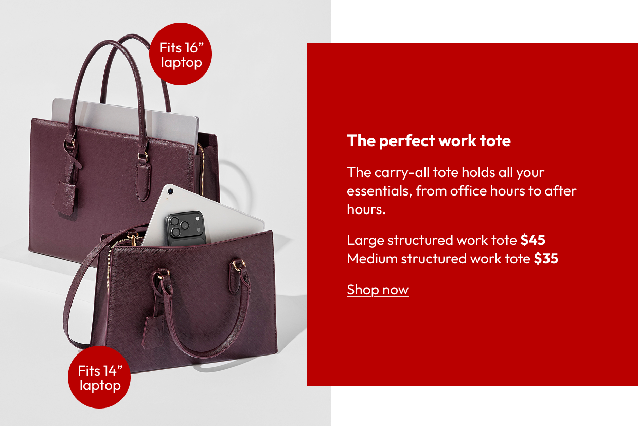 The perfect work tote