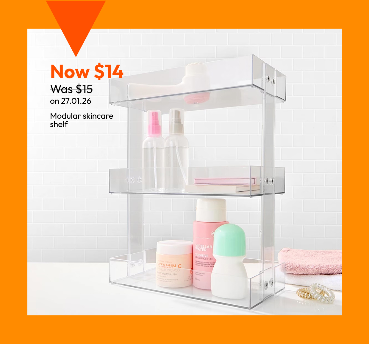 Modular Skincare Shelf