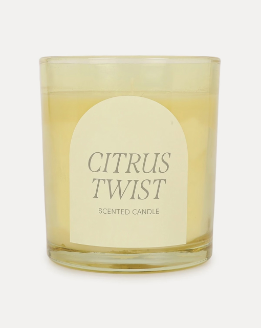 Citrus twist scented candle
