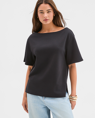 Lily Loves Australian Cotton off the shoulder t-shirt