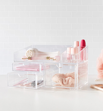 Anko clear makeup organiser