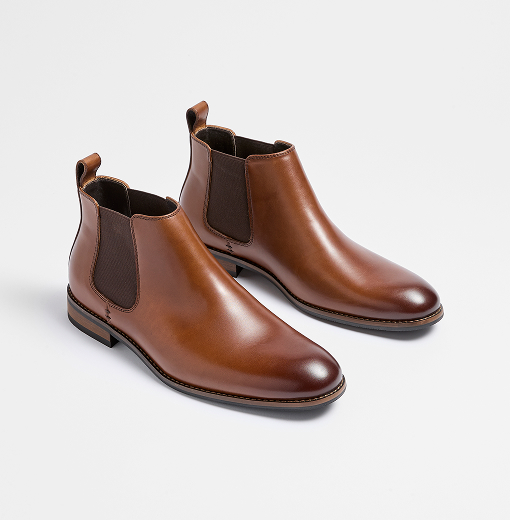 James leather chelsea boots