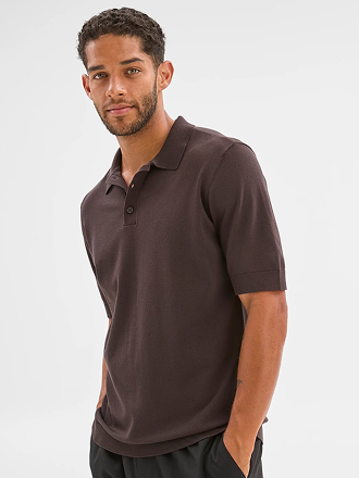 Preview knit polo top