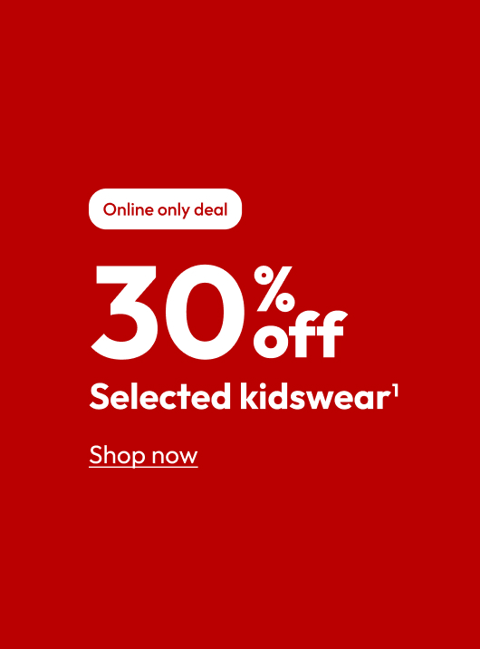30% off Selected kidswear1