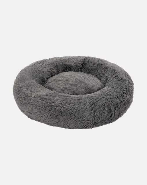 Large grey pet comfort bed