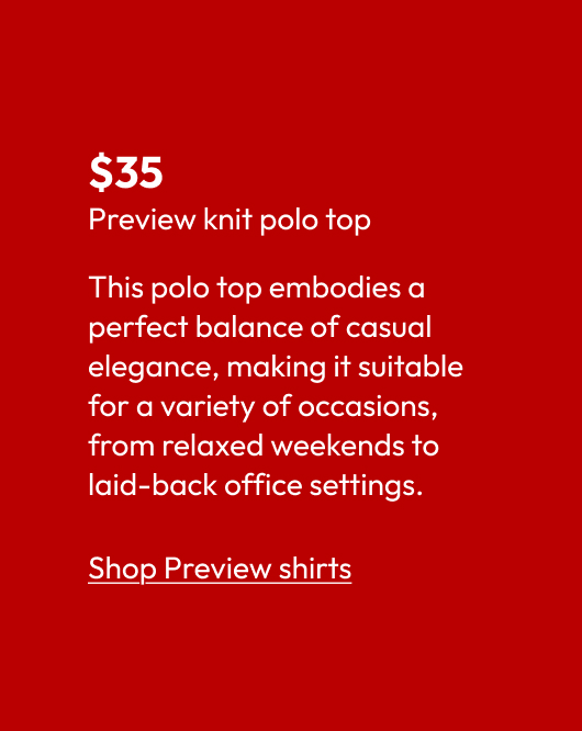 Preview knit polo top