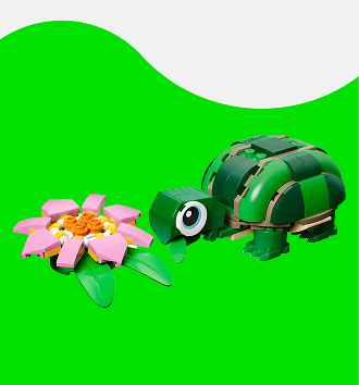 LEGO® Creator 3 in 1 Turtle with a Water Lily Flower 31377