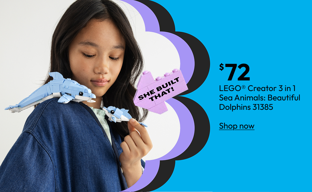 LEGO® Creator 3 in 1 Sea Animals: Beautiful Dolphins 31385