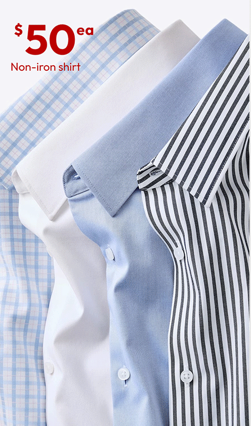 Non iron shirt