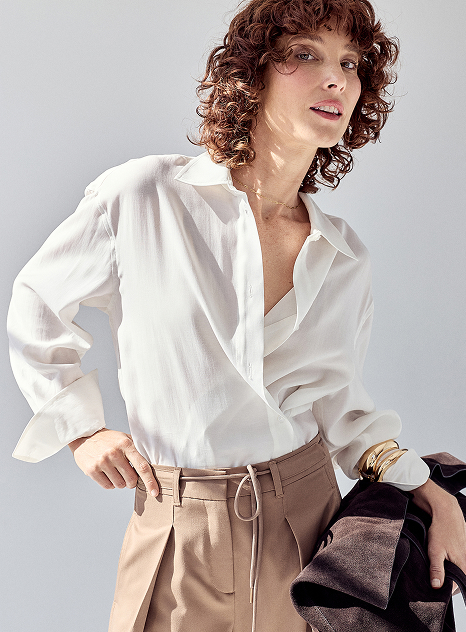 Preview wrap detail shirt