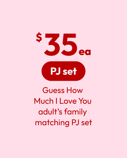 Adult's family matching PJ set