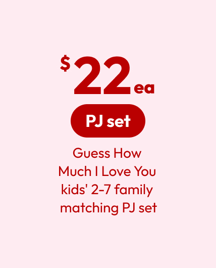 Kids' 2-7 family matching PJ set