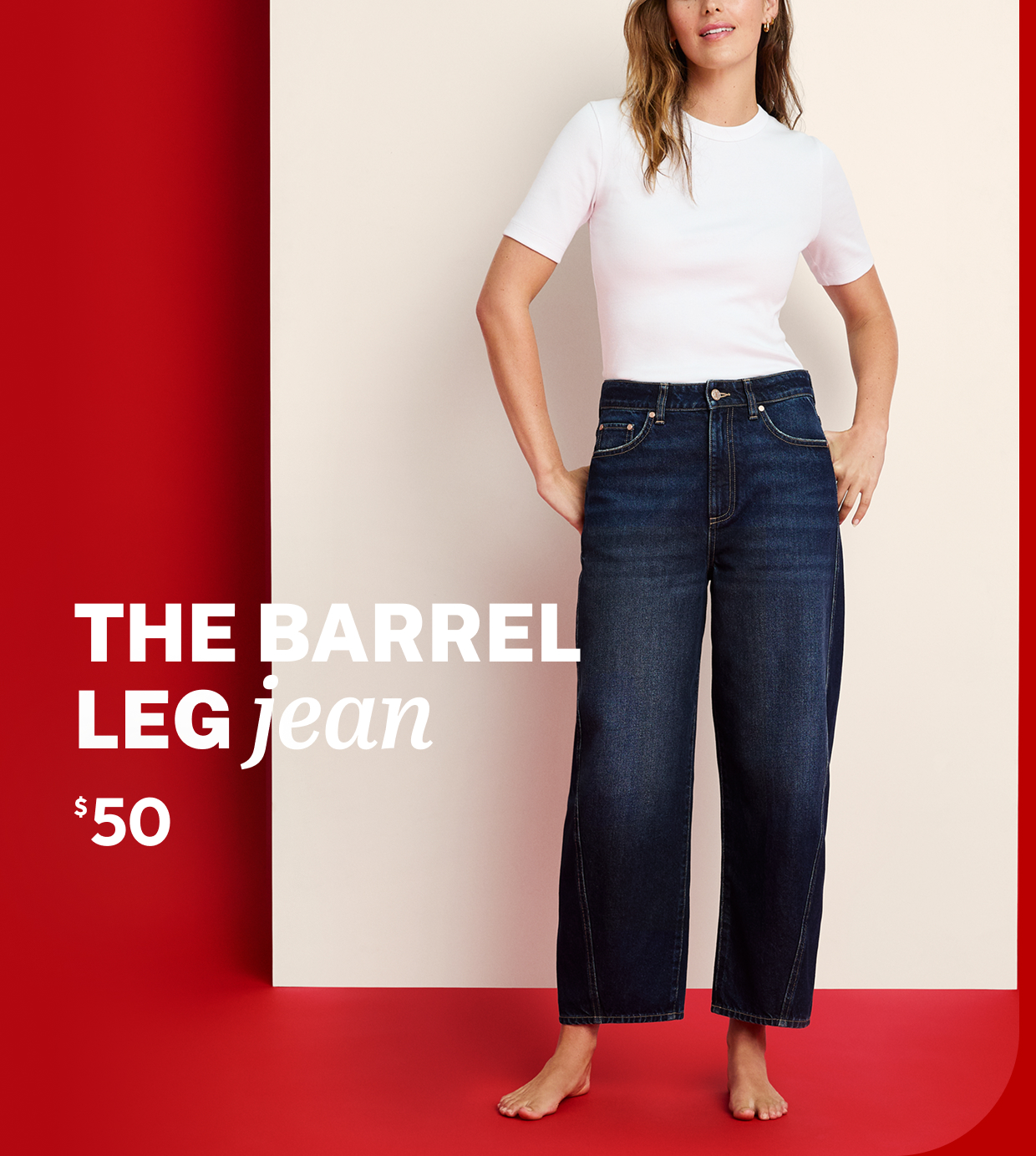 THE BARREL LEG jean