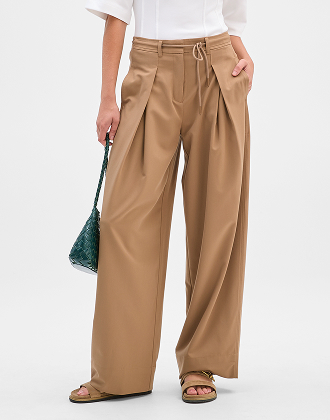 Preview  wide barrel leg pants