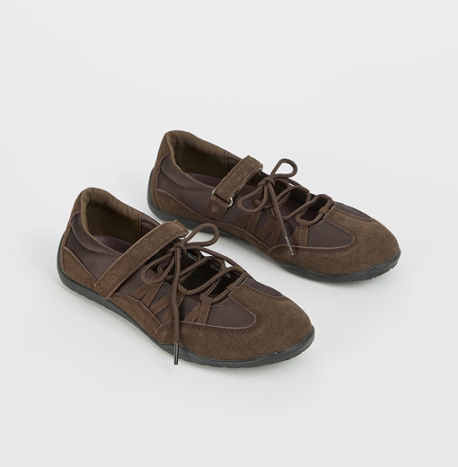 Sporty ballerina flat