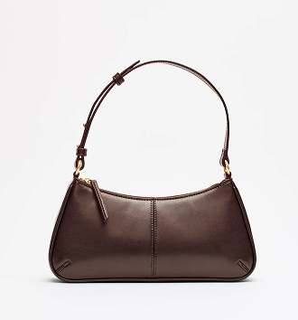 Mini seamed shoulder bag