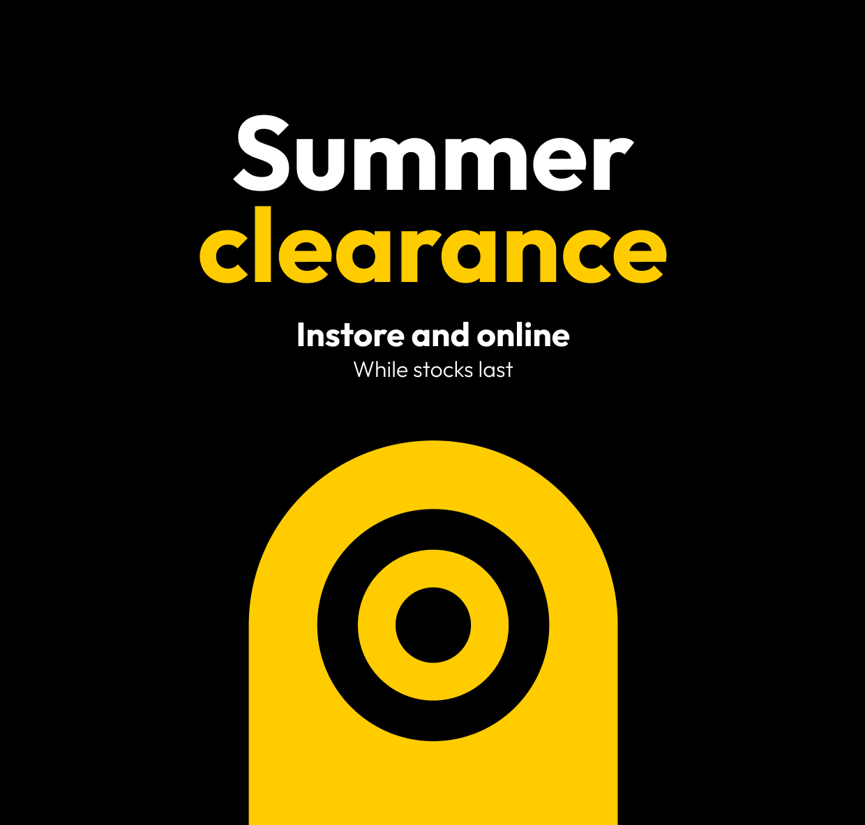 Summer clearance