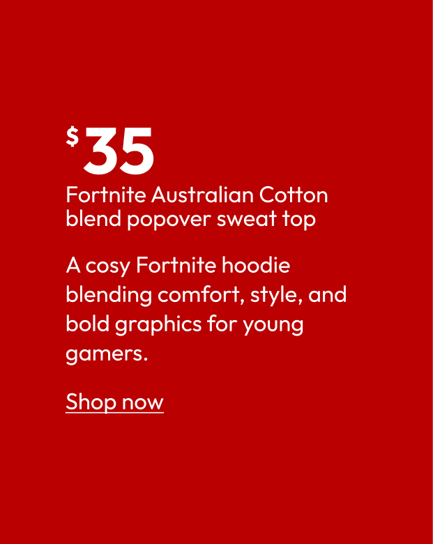 Fortnite Australian Cotton blend popover sweat top