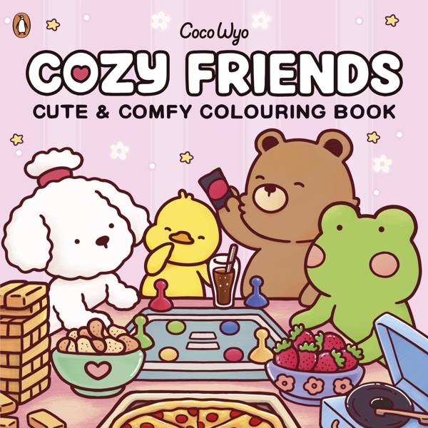 Cozy Friends Cute and Comfy Colouring Book by Coco Wyo - Book