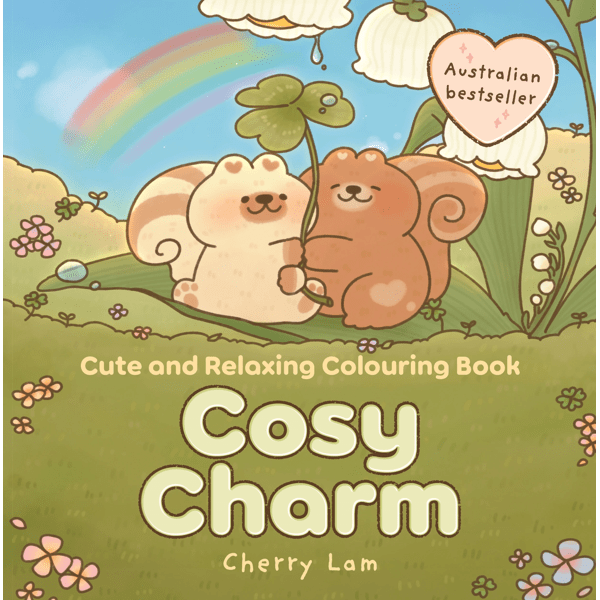 Cosy Charm: Cute and Relaxing Colouring Book by Cherry Lam - Book