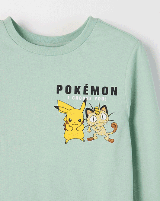 Boys 7-16 Pokémon Australian Cotton jersey pyjama set