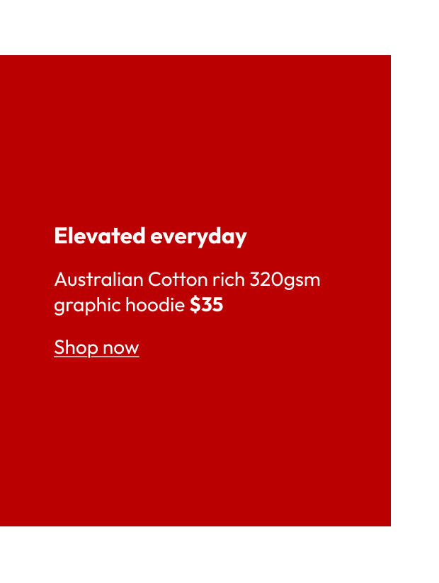 Australian Cotton rich 320gsm graphic hoodie  