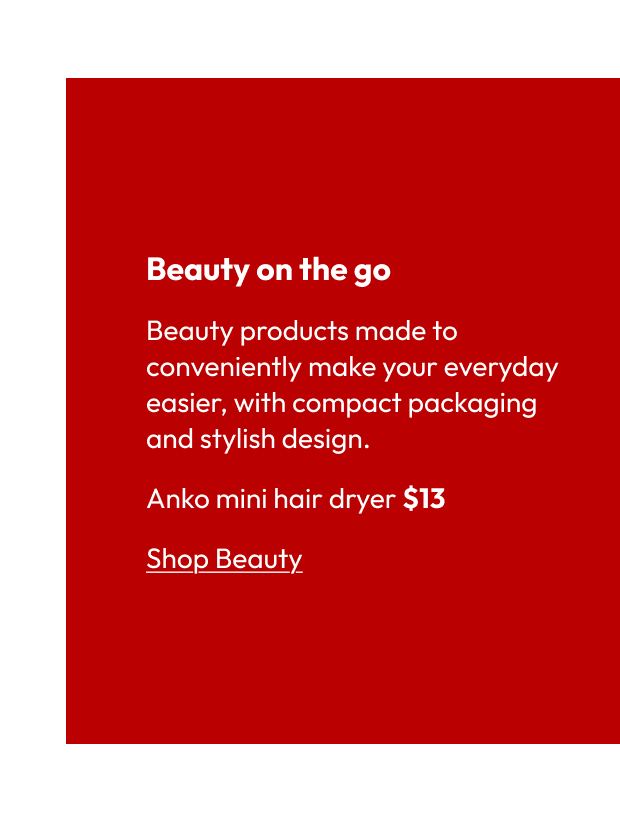 Anko mini hair dryer