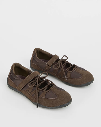 Sporty ballerina flat