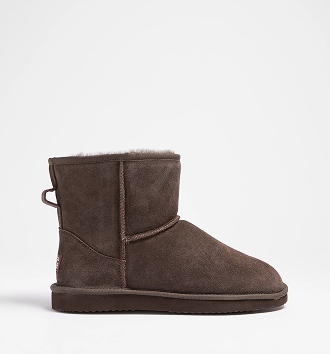 Men’s sheepskin and leather slipper boot