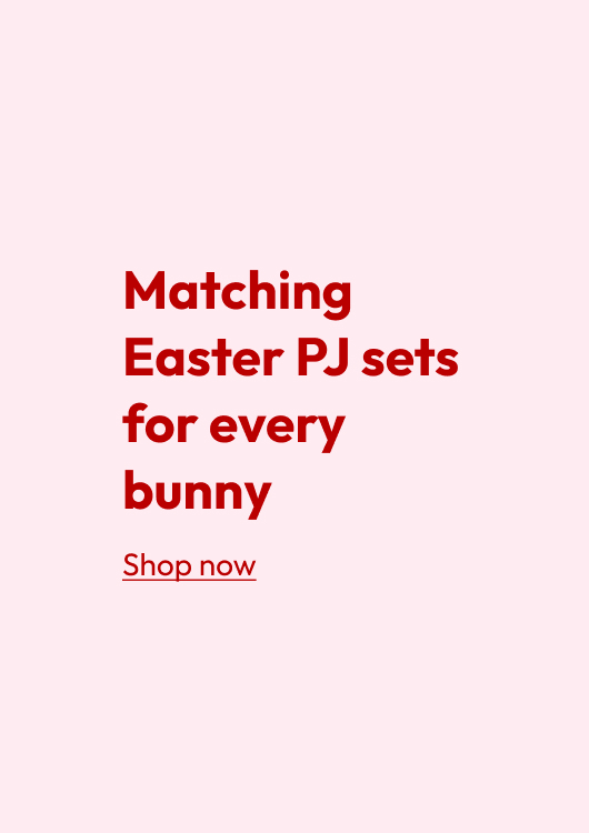 Matching Easter PJ sets for every bunny