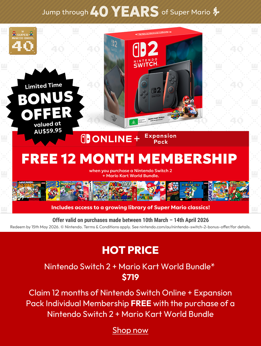 Limited Time BONUS OFFER