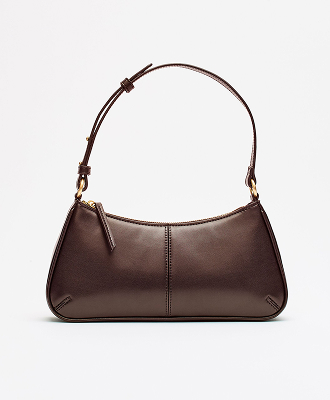 Mini seamed shoulder bag